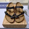 Alman terlik tasarımcısı Birkinstocks Almanya Boken Cork Terlik Boken Mayari Çift Ayakkabı Erkek ve Kadın Sandaletleri Yaz
