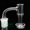 Vortex Terp Slurper Quartz Banger Full Weld Beveled Edge 10mm 14mm Male Female 45 90 Degree Seamless Dab Nails 20mm OD for Smoking Water Bongs Rigs YAREONE Wholesale