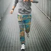 メンズパンツジュムイーストジョガーカジュアルスウェットパンツバギーメンズヴィンテージペイズリープリント男性用ユニセックストラックスーツズボンの服