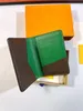 M81536 femmes porte-cartes de créateur toile de fleur marron avec portefeuilles en cuir véritable mode Mini porte-monnaie portefeuille court