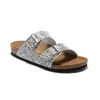 Дизайнер Birkinstock Slippers Cork Slippers Мужские и женские блестки пляжные сандалии моды Arizona Большие туфли