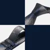Braço Brand Brand Business for Men de alta qualidade de 8 cm Camiseta de gravata Acessórios masculinos Presente