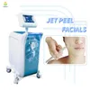 Stark kraft no-needle mesoterapi Ålder Fläckar Pigment Borttagning Syre Aqua Jet Peel Machine Water Oxygen Jet Peel Beauty Equipment