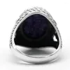 Кластерные кольца искренние 925 серебряные серебряные кольцо черное натуральное высокое драгоценный камень
