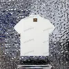 Xinxinbuy Hommes Designer Tee T-shirt 23ss Paris Lettre broderie Étiquette arrière coton à manches courtes femmes blanc noir gris S-2XL