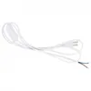 White 303 Button Switch Plug Wire With 1.8m Line Length Power Cord For Desk Lamp And Other Household Lamps