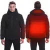 Men's Down 2023 NWE Men/Women Winter Warm Jackets de aquecimento USB