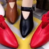 Klänningskor Womens High Heels Spring Autumn Fashion Soft Leather Pumps Sandaler Korean Style Point Thick Heel 230220