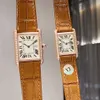 Fine Mens Watch Swiss Quartz Movement Watches Business Ladies Wristwatches Waterproof 33.7 x 25.5mm 29.5x22mm Montre de Luxe
