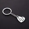 Key Rings KeyChain Спасибо учитель сердечный подарок для студенческого школьного колледжа, женщины, мужчина из нержавеющей стали, цепочка письма