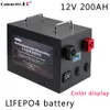 12 v 120ah 150ah lifepo4 batterie 200ah batterie intégrée BMS RV stockage d'énergie solaire bateau moteur batterie au lithium