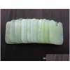 Massageboenar Rocks Modern Natural Jade Stone Guasha Gua Sha Board Square Shape Mas Hand Masr Relaxation Health Care Beauty Tool DHNQ4