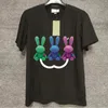Camiseta de luxo para homem e mulher marca de design camiseta com letra linda verão camisetas curtas roupas da moda S-XL