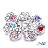 Tıkıklar kancalar köpekler pençe şekli kristal çırpıda düğme mücevher bulguları rhinestone 18mm metal çıtçıt düğmeleri diy kolye bilezik kuyumcu dheof