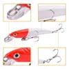 خطافات الصيد 12 PCs صيد السمك الطعم 3D EYE 8CM5G MINNOW CRANKBAIT WOBBLES