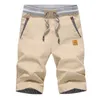 Heren shorts Heren shorts EU -maat zomer Casual katoen modestijl bordshort Bermuda mannelijke drstring elastische taille rijbroeken strand shorts J230218