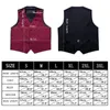 Gilets pour hommes 5 pièces Barry.Wang argent gilet à fleurs gilet pour hommes costume mince soie cravate broches mouchoir ensemble affaires