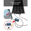 Painéis solares DOKIO 18V 16V 100W Painéis solares flexíveis 300W Painel solar monocristalino à prova d'água Camping RV Home Charge 12V DFSP-100M 230220