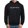 Herren Hoodies nette Männer Freunde Brief gedruckt Harajuku Herbst Winterpaar Kapuzenpulse Sweatshirt Lustige Print Hoody Pullover Streetwear