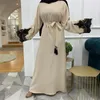 Vêtements ethniques Dentelle Abaya Robe Dubaï Hijab Robe musulmane Kaftans Abayas pour femmes Caftan Ramadan Turc Islamique Femme Musulmane