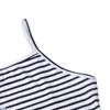 Womens Two Piece Pants Hirigin 2PCS Women Sleepwear Summer Casual Bodycon Striped Crop Top and Shorts Outfits Clothes Sport Pajama Sets 230220