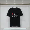 T-shirt allentata da uomo e da donna casual alla moda con design famoso di lusso a maniche corte stampate a lettera