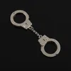 Gesimuleerde handboeien metalen sleutelhanger Persoonlijkheid Simulatie Advertentie Auto Taille Keyring Chain Hange accessoires