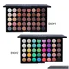 Eye Shadow Popfeel 40 Colors Matte Eyeshadow Palette Waterproof Shimmer Pro Eyes Face Party Makeup Women Gift Maquillage Drop Delive Dhl0G