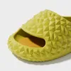 Slippers Funny Durian Design Women Summer Thick Bottom Platform Slides Outdoor Soft Non Slip Bathroom Men Shoes 230220