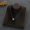 Kolye küpeleri set lüks parlak kübik zirkonya net waterdrop ve cirrus moda tarzı düğün gelin küpe kolyesi kolye jewelry