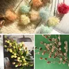 Dekorativa blommor konstgjorda blommor olivfruktgren bukett grönska växt dekoration för bröllopsfest hem trädgård diy rekvisita leverans