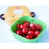 Dinnerware Sets Cute Japanese Double-layer Bento Box Fruit Snack Container Storage For Kids Student Style Wholesale