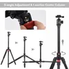 Trépieds Andoer 153 cm Portable Caméra Trépied Stand En Alliage D'aluminium Amovible Monopode 10 kg Charge Utile Sac De Transport Pour DSLR Smartphone