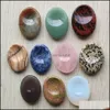 Stone Healing Reiki Natural Thumb Beads Gift Collection and Home Decor Jewelr Luckyhat Drop Leverans smycken DHGMU