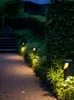 Lampade da Giardino Moderne Paesaggio Paletto Luminoso da Esterno a Led Rotondo