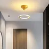 Hängslampor LED -ljuskronor ljus energibesparande ihålig ljusstyrka smidesjärn skyddar ögonen för gångkorridor
