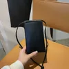black phone crossbody bag