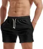 Mäns shorts aimpact mens träning svettas 5 tum bomull casual fitness som körs med fickor