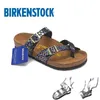 Designer BirkinStock Sandálias arco -íris para homens e mulheres