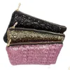 Cosmetic Bags Women Comestic Makeup Bag Esigner Sequins Luxury Organizer Handbag Glitter Bling Clutch Drop Delivery Health Beauty Dhe2H