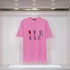 Fashion casual men's and women's loose t-shirt with letter-printed short sleeve summer top sales luxury famous design