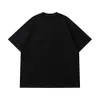 T-shirt da uomo High Street Spider Letter Stampa T-shirt estive in cotone bianco nero per uomo e donna Girocollo Hip Hop T-shirt oversize larghe Z0220