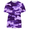 Men's T Shirts Jumeast 3D Yellow Urban Camouflage Printed T-shirty Casual T-shirts Man Oversized Baggy Short Sleeve Sports Sportswear