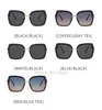 Quadratische Übergroße Sonnenbrille Frau Mode Polarisierte Gradient Vintage Sonnenbrille Weibliche Outdoor Shades Fahrer Retro