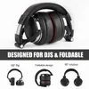 Oneodio Pro 50 casque de Studio filaire stéréo casque DJ professionnel avec Microphone sur l'oreille moniteur écouteurs basses casques8666280