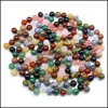 Stone 12Mm Nonporous Loose Reiki Healing Chakra Natural Ball Bead Rose Quartz Mineral Crystals Tumbled Gemstones Home Dec Jiaminstor Dhqke