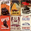 Speed ​​Racing Racing Vintage Metal Tin Sign Garage Bar Cafe Home Wall Decor Cafe Art Poster Motocicleta Pintura Plauqe 20x30cm woo