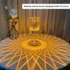 Night Lights 2023 Ins 16 Color Touch Remote Crystal Table Lamp Bedroom Bedside Diamond LED Home Decor Lighting Anime Star Galaxy