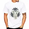 T-shirts pour hommes T-shirt d'été pour hommes drôle éléphant Zen imprimé Harajuku homme chemise mignon dégradé graphique mâle vêtements à manches courtes