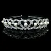 Tiaras Ainameisi Pearl Princess Tiara Crystal Crown King Kid Kid Lover Lover Prom Подарок для волос украшения свадебной повязкой на голову и короны Z0220